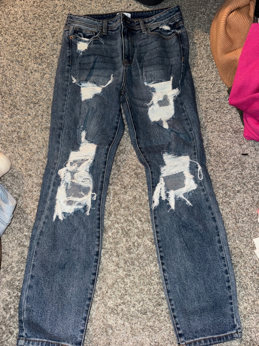 Distressed Blue Women’s Jeans